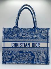 ディオール(Dior) ブックトート ミディアム ブルー M1296ZTDT 中古 レディース/メンズ ハンドバッグ