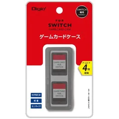 ナカバヤシ　ＳＷＩＴＣＨ用ゲームカードケース４枚入　ブラック MCC-SWI03BK[Switch] 【 新品 未使用 未開梱 送料無料 】
