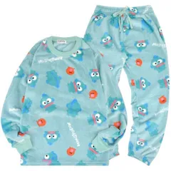 ハンギョドン トレーナー スウェット パンツ フリース セットアップ 総柄 ルームウェア 部屋着 パジャマ hg1644-97