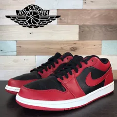 NIKE AIR JORDAN 1 ナイキ エア ジョーダン ワン ローカット ブラック レッド 29cm U10949 553558-606