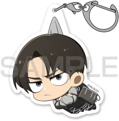 【中古】キーホルダー リヴァイ アクリルつままれThe Final Season Ver. 「進撃の巨人」