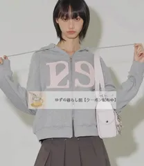 グレー ジップアップパーカー illigo パーカー 韓国 S - メルカリ