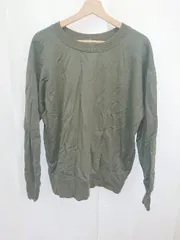 ◇ Θ BEAUTY & YOUTH シンプル 無地 長袖 トレーナー スウェット サイズM グレー系 レディース E  【1411070009487】