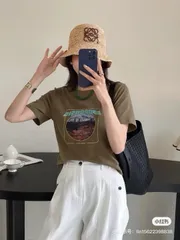Loewe（ロエベ）のストローハット ラフィア素材 純手工製作 一般市場版ではない逸品 