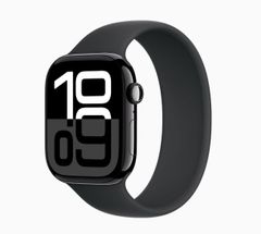 「新品」Apple Watch Series 10 46mm ジェットブラックアルミニウムケース GPSモデル MWX13J/A-MYAF3FE/A(Size:8)