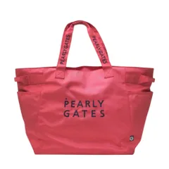 PEARLY GATES パーリーゲイツ  ロッカーバッグ トートバッグ ニコちゃん  ピンク系  [240101493569] ゴルフウェア ストスト