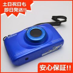 美品 COOLPIX S33 ブルー 即日発送 コンデジ Nikon 本体 土日祝発送OK 04000