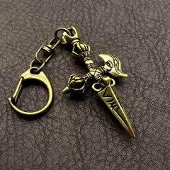 真鍮 キーホルダー キーリング ヴィンテージ ビンテージ アンティーク レトロ 真鍮製 縁起物 金運 ハンドメイド ペンダントトップ 置物 チャーム クロス b 十字架 160