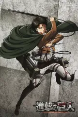 【中古】キャラカード リヴァイ・アッカーマン(立体機動Ver.) イラストカード 「月刊 進撃の巨人 公式フィギュアコレクション vol.2」 アニメイト購入特典