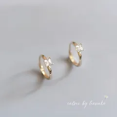 繊細 ひと粒 上品 大人女子 高見え 一粒 CZダイヤ デザイン 18金コーティング SILVER925 細め フープ ピアス 新品 送料無料 19