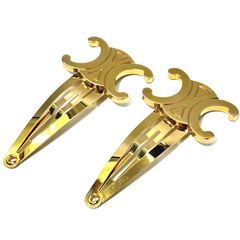 セリーヌ トリオンフ ヘアピン ゴールド アクセサリー Aランク 中古