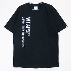 WTAPS ダブルタップス 22SS GPS SS 221PCDT-ST07S ジーピーエス ショートスリーブ コットン Tシャツ カットソー 半袖 ブラック