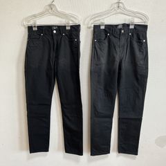 [ボトムス]2:H&M エイチアンドエム　黒チノパン×2着　まとめ売り