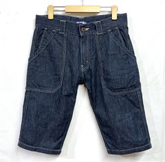 ウエストライド ヒップダブルニー カーゴ ハーフショート デニムパンツ36 ウエストライド ヒップダブルニー カーゴ ハーフショート デニムパンツ