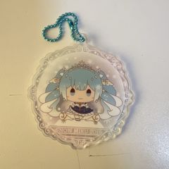 [キャラグッズ]6:一番くじ 2025 雪ミク 3rd K賞　アクリルチャーム