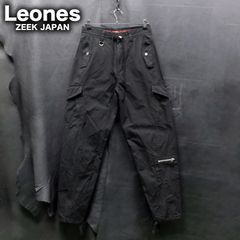 00s y2k Leones / ZEEK JAPAN gimmick CARGO PANTS Sサイズ/約78cm ギミック カーゴパンツ 立体裁断 8ポケット