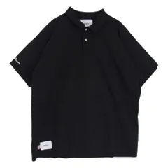 WTAPS ダブルタップス 20SS 201ATDT-CSM37 POLO SS 03 USA ポロ シャツ ブラック系 01【中古】のサムネイル