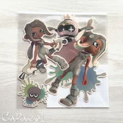 スプラトゥーン３ サイド・オーダー ダイカットステッカー Splatoon3 ／ 任天堂グッズ