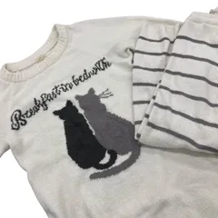 美品・正規品　gelato pique 黒猫パジャマ 美品】ジェラート・ピケ 黒猫 プルオーバー ハロウィン限定