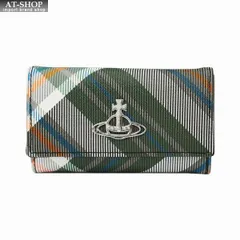 ヴィヴィアン キーケース レディース Vivienne Westwood ヴィヴィアンウェストウッド NO,17 BIOGREEN SAFFIANO PRINTED O102 DERBY TARTAN GREEN