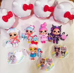 新品！L.O.Lサプライズx サンリオ カプセルトイ 4個セット 新品