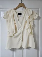 エンポリオ ARMANI(アルマーニ) シルク ブラウス ベスト