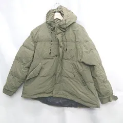 ■ ⊇ Allumer<!-利用不可文字-!> ハイネック 長袖 ダウンジャケット サイズ1 カーキ系 レディース E  【1503050046978】