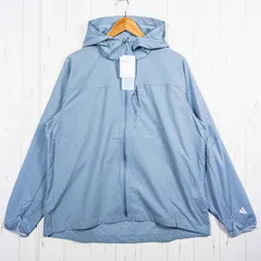 【Unisex M ブルー系】 Paper Sky Wear（ペーパースカイ ウェア） ウィンド シェル フーディー WIND SHELL HOODIE 73（Blue Gray） ナイロン ウェア トップス インナー シャツ フーディ 化繊