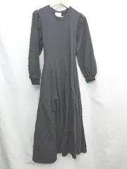 ◇ ⊇ KBF アーバンリサーチ 長袖 ロング ワンピース サイズF ブラック系 レディース E  【1503060000663】