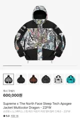 Supreme THE NORTH FACE Steep Tech Apogee Jacket MULTI COLOR Dragon