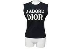 Christian Dior クリスチャンディオール J'ADORE DIOR ジャドールディオール タンクトップ 2H12155300 サイズ38 ガリアーノ期 美品 中古 4b001879