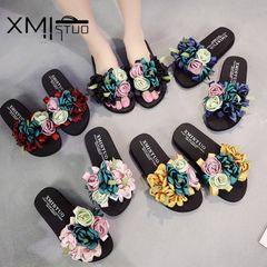 サンダル レディース 厚底 花柄 かわいい 厚底 サンダル