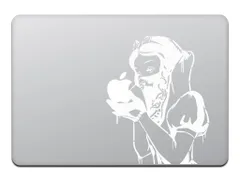 【新着商品】/ 13インチ 11 マックブック ステッカー シール Air/Pro 白雪姫 リベンジ 白雪姫の逆襲 MacBook バンダナ ギャング 13インチ カインドストア ホワイト M745-13-W