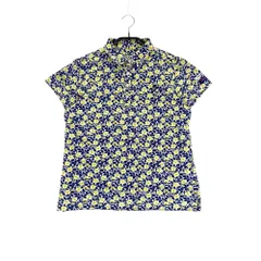 サイズ：1 JACK BUNNY ジャックバニー  半袖ポロシャツ 花 総柄 イエロー系 [240101378931] ゴルフウェア レディース ストスト