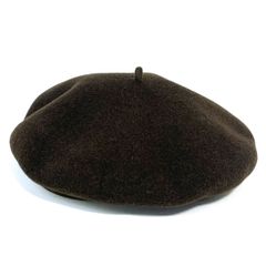 小さいサイズ 普通サイズ フランス製フェルト インポート バスクベレー 高級 帽子 680002-47 ブラウン系
