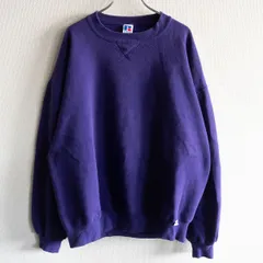 【90S/USA製】 RUSSELL ATHLETIC 【前V スウェット】 XL パープル 90年代 ビッグサイズ ラッセル 25100893