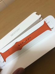Apple Watch | Hermes アップルウォッチ エルメス ラバーバンド 45mm オレンジ　FK