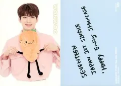 【中古】コレクションカード(男性) 020[ノーマルカード]：SEVENTEEN/WONWOO(ウォヌ)/ノーマルカード/「SEVENTEEN JAPAN 1ST SINGLE ‘Happy Ending’ SHOWCASE」トレーディングカード
