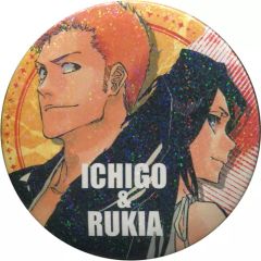 [중고] 배지·핀즈(캐릭터) [레어] 쿠로사키 이치고 & 쿠시키 루키아 [BLEACH-블리치- 컬렉션 캔 배지~WJ50주년전 Ver.~ 제2탄] 창간 50주년 기념 주간 소년 점프전 VOL.3 상품