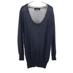 トリココムデギャルソン 2010年 日本製 長袖 セーター ネイビー tricot COMME des GARCONS ニット レディース