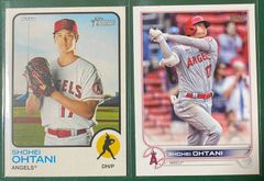 大谷翔平　2022 topps 1 とヘリテージ　ベースカード