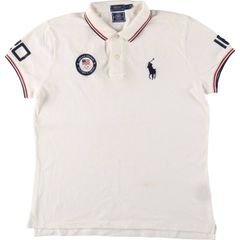 古着 ラルフローレン Ralph Lauren POLO RALPH LAUREN 2016リオデジャネイロオリンピック 半袖 ポロシャツ レディースL相当/eaa566021