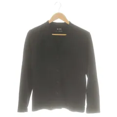 スリードッツ three dots ブラッシュドリブ カーディガン S ブラック /SY ■OSのサムネイル