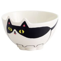 ☆ 猫型飯椀hatiware ☆ にゃん屋 猫3兄弟飯椀 にゃん屋 猫3兄弟 お茶碗 日本製 飯椀 ご飯茶碗 茶碗 茶わん 猫 ねこ ネコ 耳付き キャラクター 猫柄 ネコ柄 食器 可愛らしい キッチン雑貨 かわいい 可愛い キャラ キャット キュート