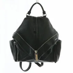 DIESEL - 極美品 DIESEL LE-ZIPPER レザー 3WAY リュック 黒の