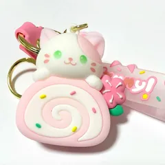 ピンク　猫　可愛い　キーホルダー