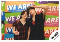 Aぇ!group 24年WE ARE! Let’s get the party STARTO!! 末澤誠也/佐野晶哉 公式写真 *1枚