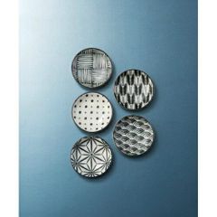 [신품·5 영업일에 발송]아와사카 메이커 주문 [The modern Japanism] komon 물집 접시 모음 선물 일본제 미노야키 식기 도기 (aw0544546088013823)[입수:2]