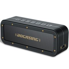 【新着商品】BOGASING M4 ワイヤレスポータブル Bluetooth スピーカー アウトドア IPX7 防水 防塵 耐衝撃 40W出力 大音量 重低音 ステレオ機能 マイク付き 最大24時間連続再生 USB-C接続 AUX ケープルポートTFカード対応