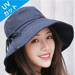 uvカット 帽子 レディース バックリボンハット 全7色 ハット つば広帽子 花粉症 夏 紫外線 日除け 日よけ ガーデニング レディース 帽子 折りたたみ